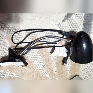 Black Clip-On Lamp Clip On Bendable
